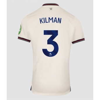 West Ham United Max Kilman #3 Maglia Gara Trasferta Repliche 2025-26 Maniche Corte
